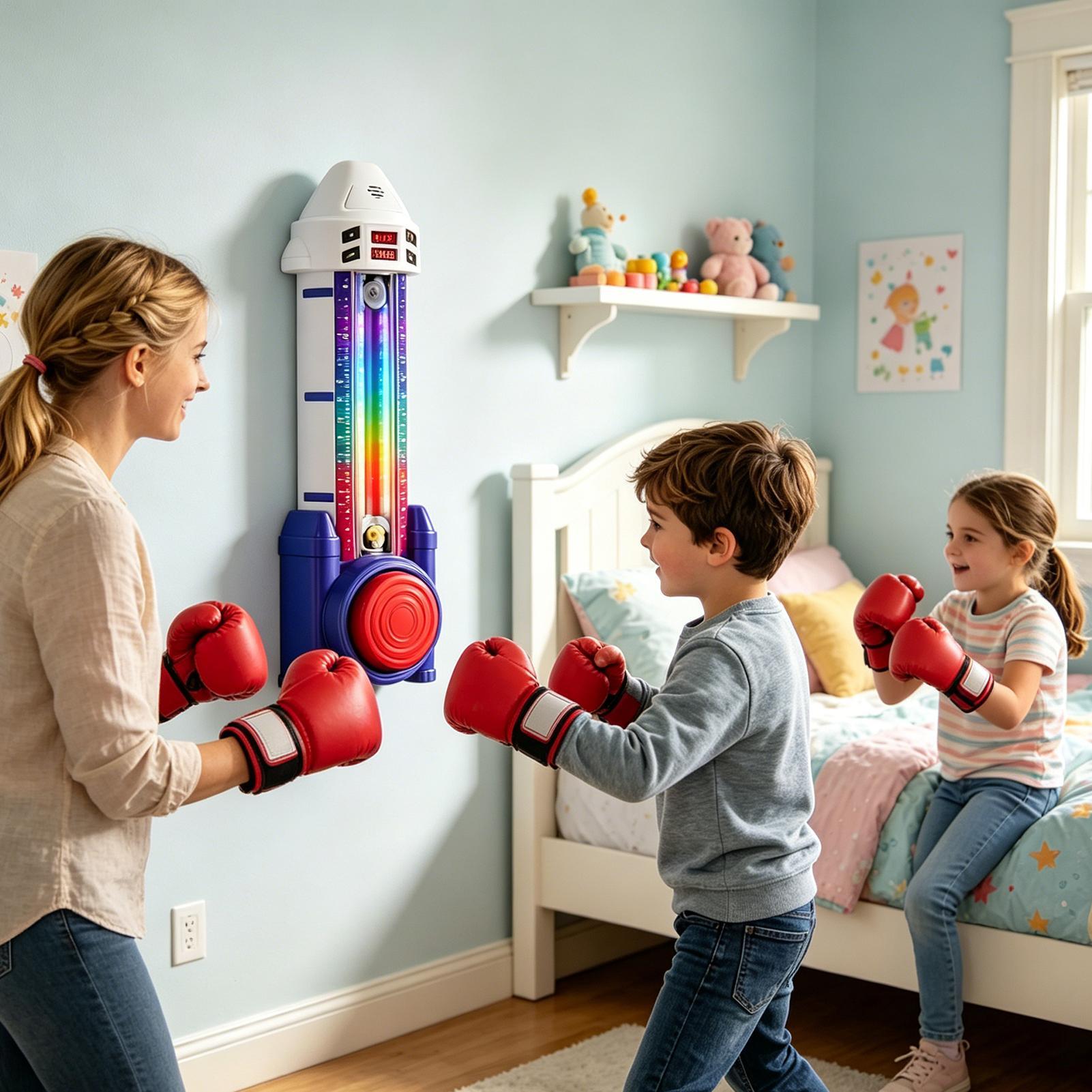 Party Games No Equipment - 4 Modes Kids Fitness Equipment with