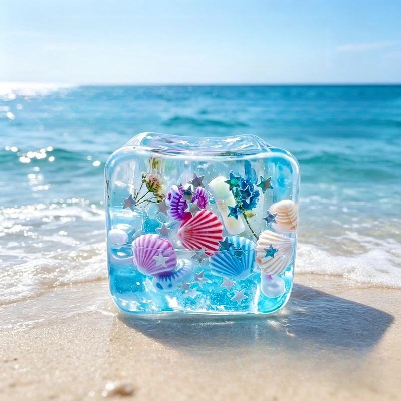 Party Games Questions - Ocean Style Embedded Shell Slow Rising