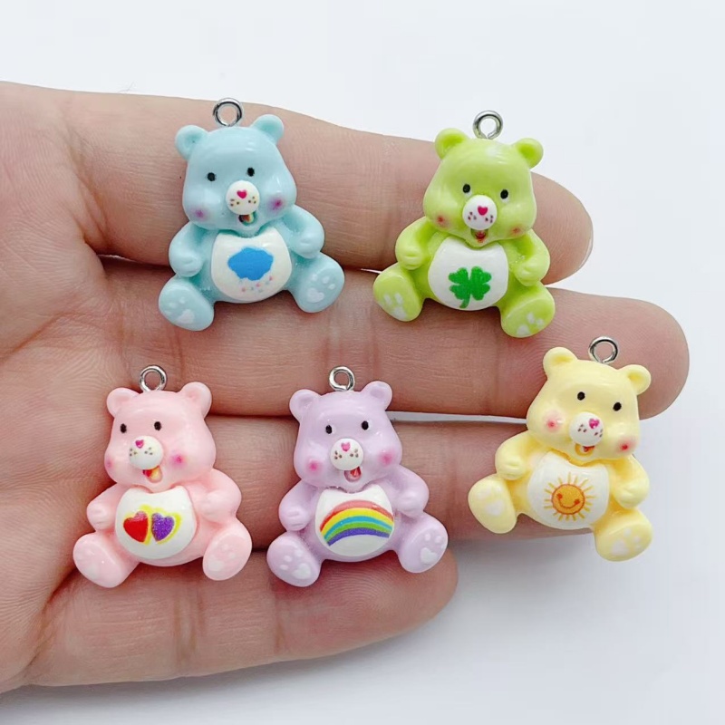 Party Games Questions - 10pcs cartoon animal charm pendant DIY
