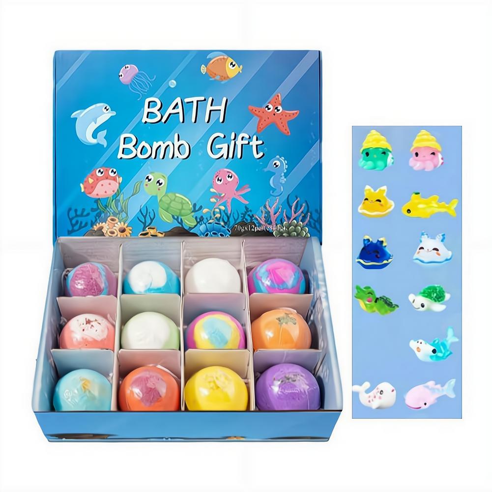 Party Games Bomb - 12 Pack Kids Bath Bombs with