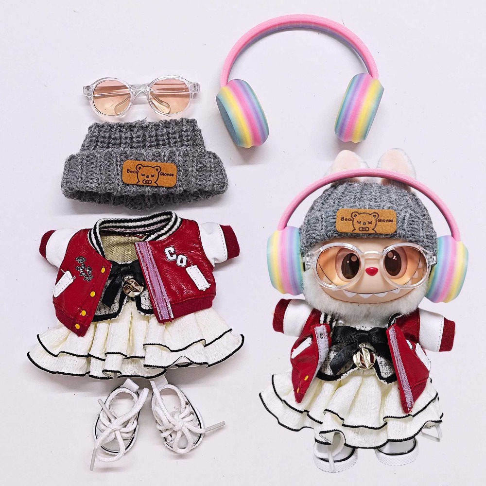 For 15/17cm Labubu Doll Clothe - Party Games 15 In 1 评论和价格