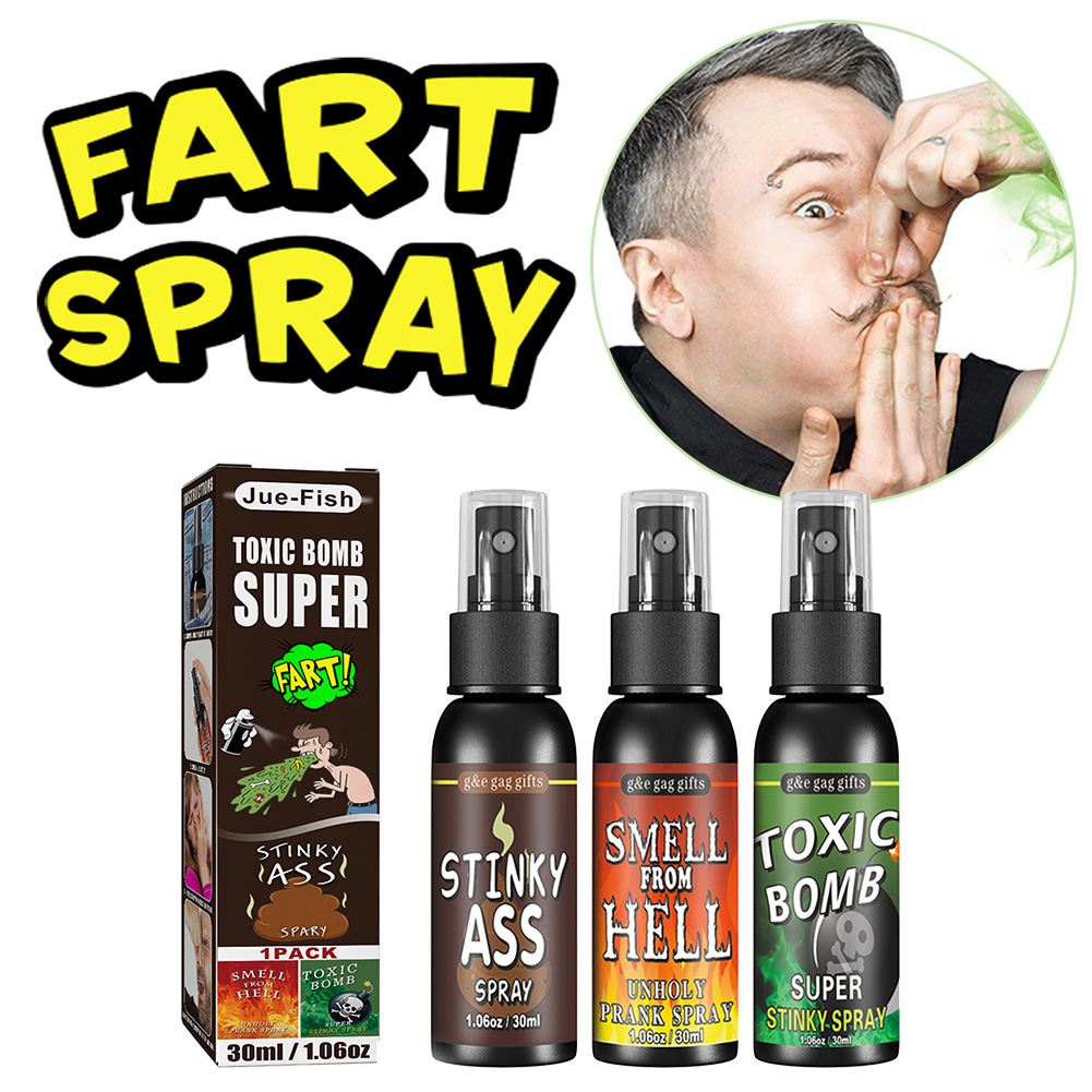 3pcs/set 30ml Liquid Fart Spra - Party Games Bomb 评论和价格