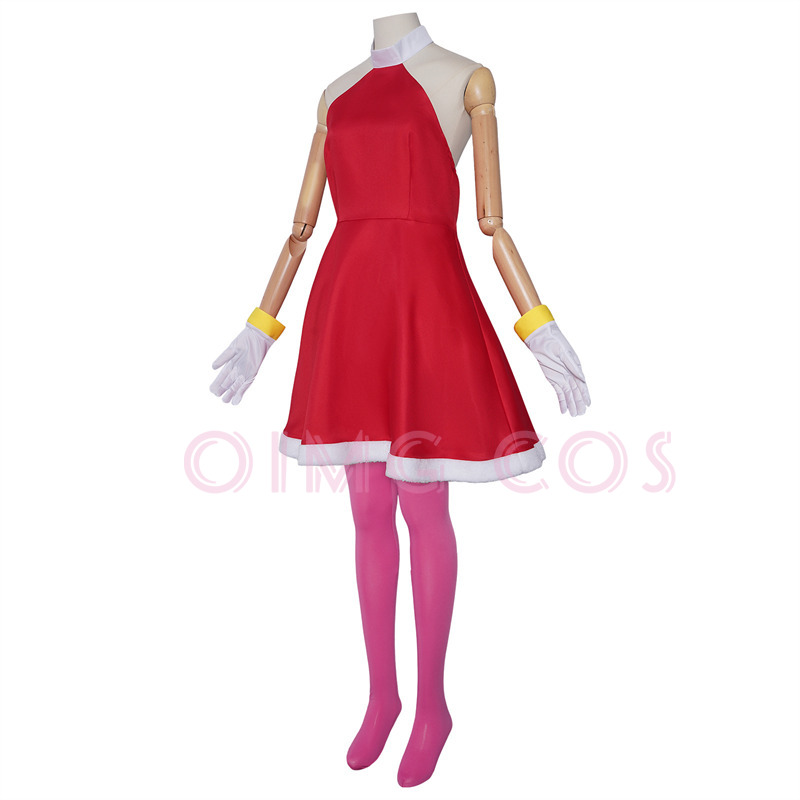 Amy Rose Cosplay Costume Adult - Party Games Kit 评论和价格