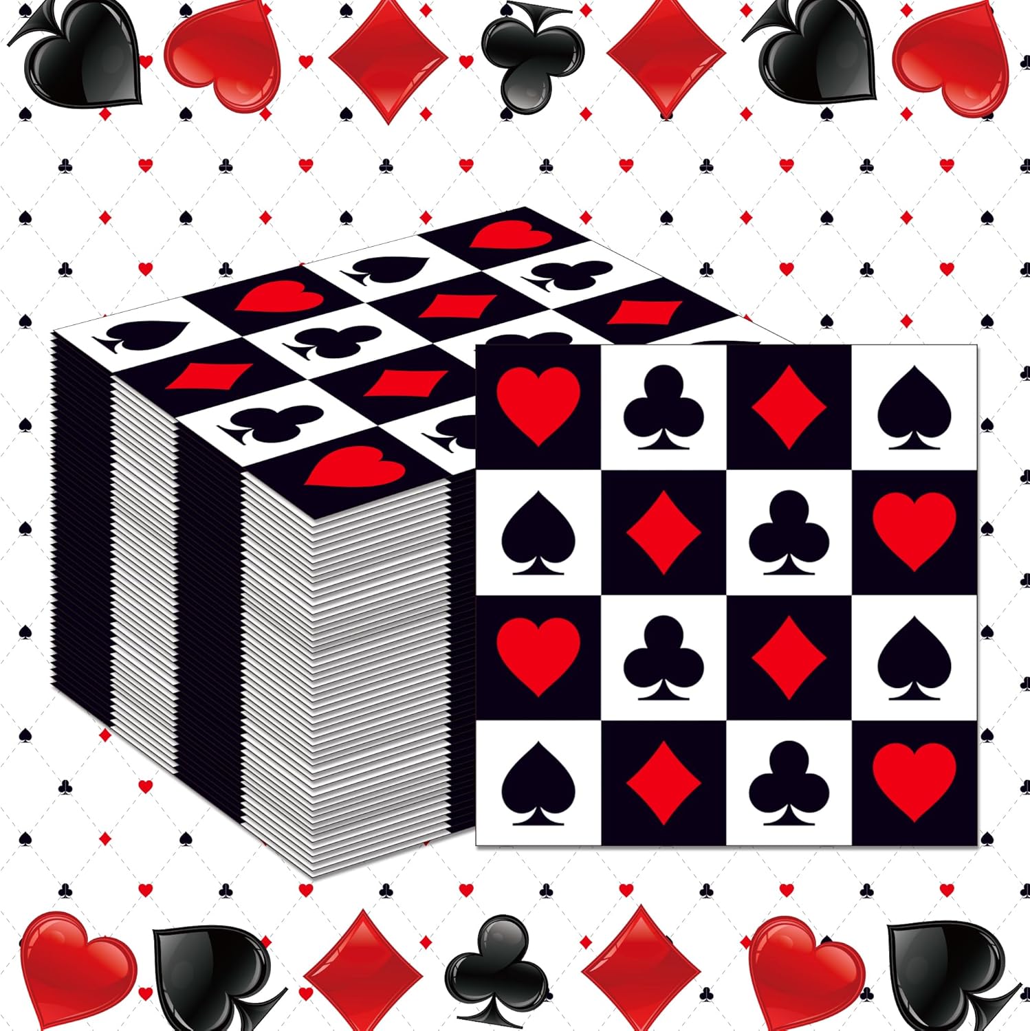 20/40/60/80 PCS Casino Theme P - Party Games Night 评论和价格