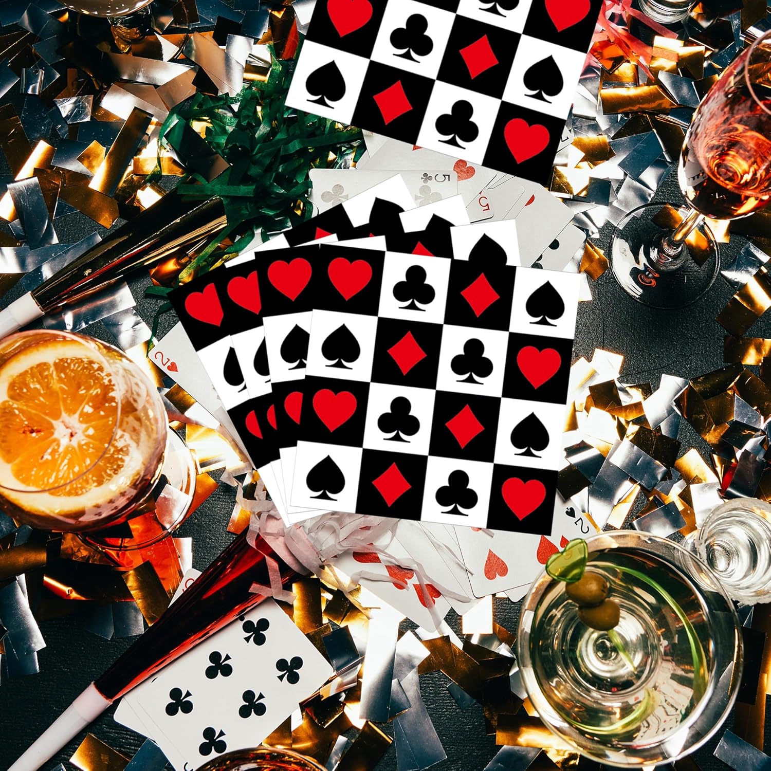 20/40/60/80 PCS Casino Theme P - Party Games Night 评论和价格