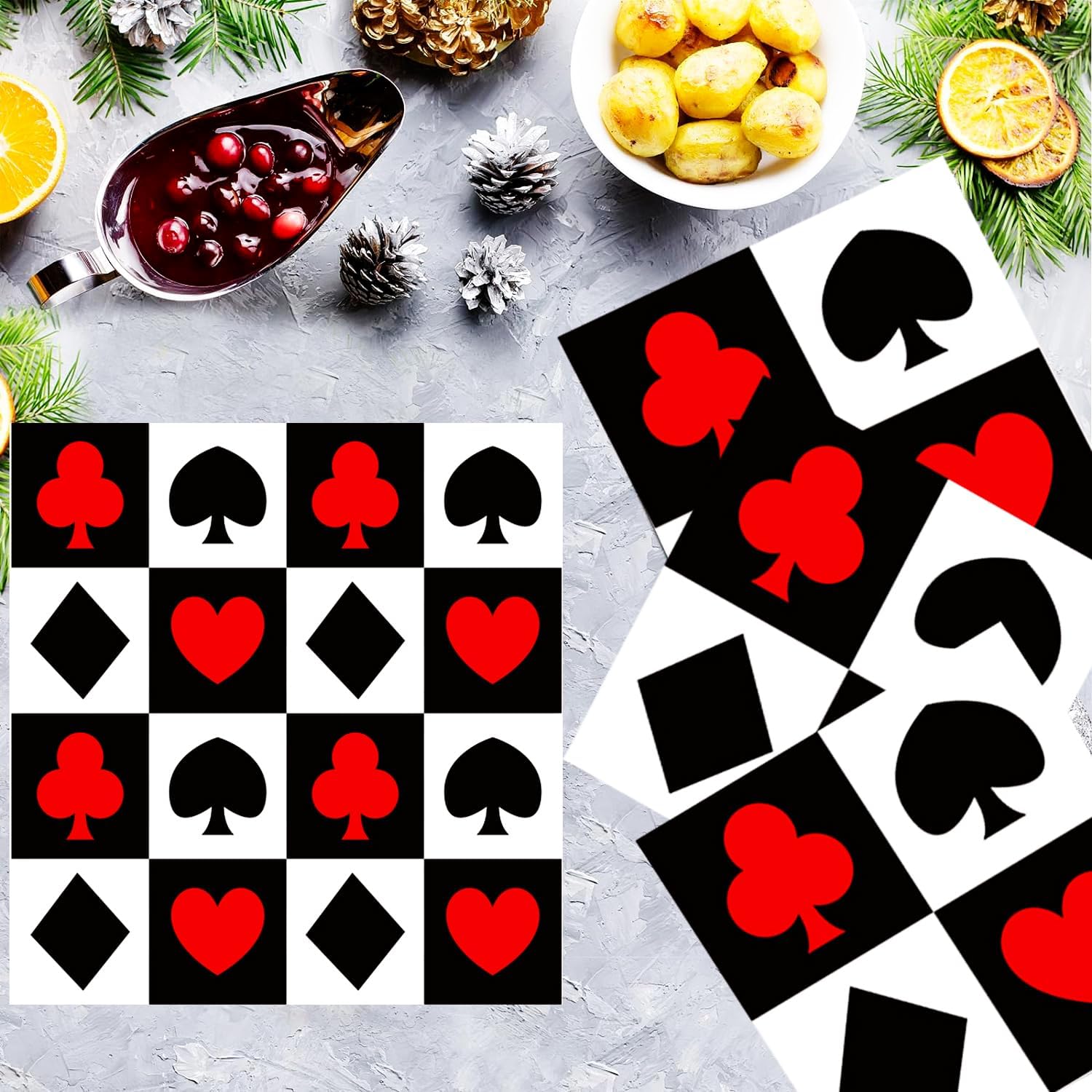 20/40/60/80 PCS Casino Theme P - Party Games Night 评论和价格