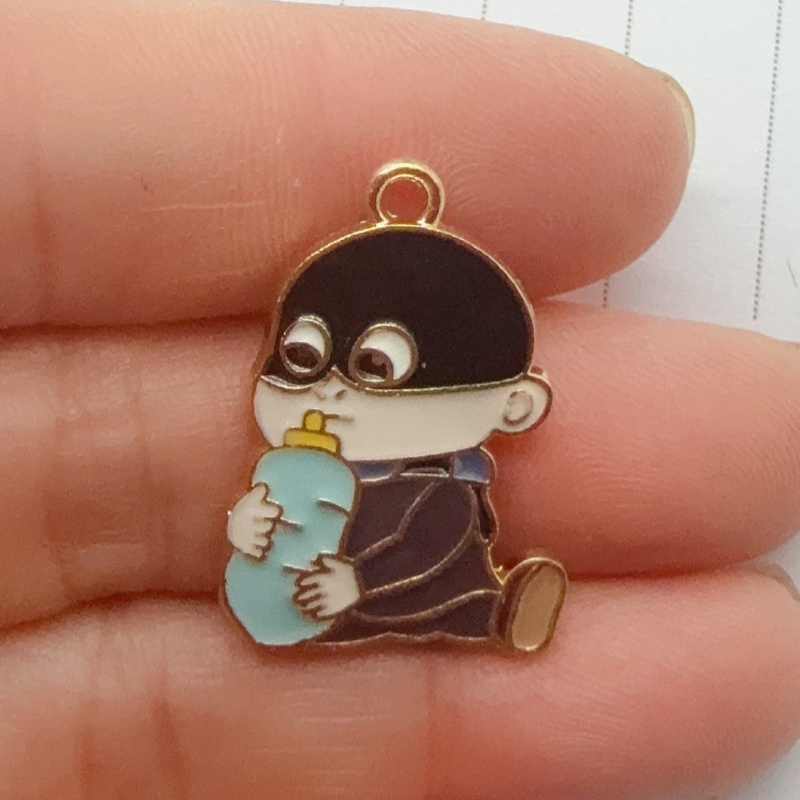 10pcs alloy drip oil cartoon p - Party Games Questions 评论和价格