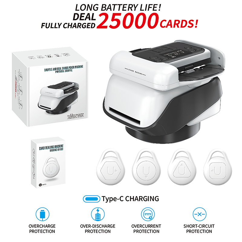 2-in-1 Automatic Card Shuffler - Party Games Physical 评论和价格