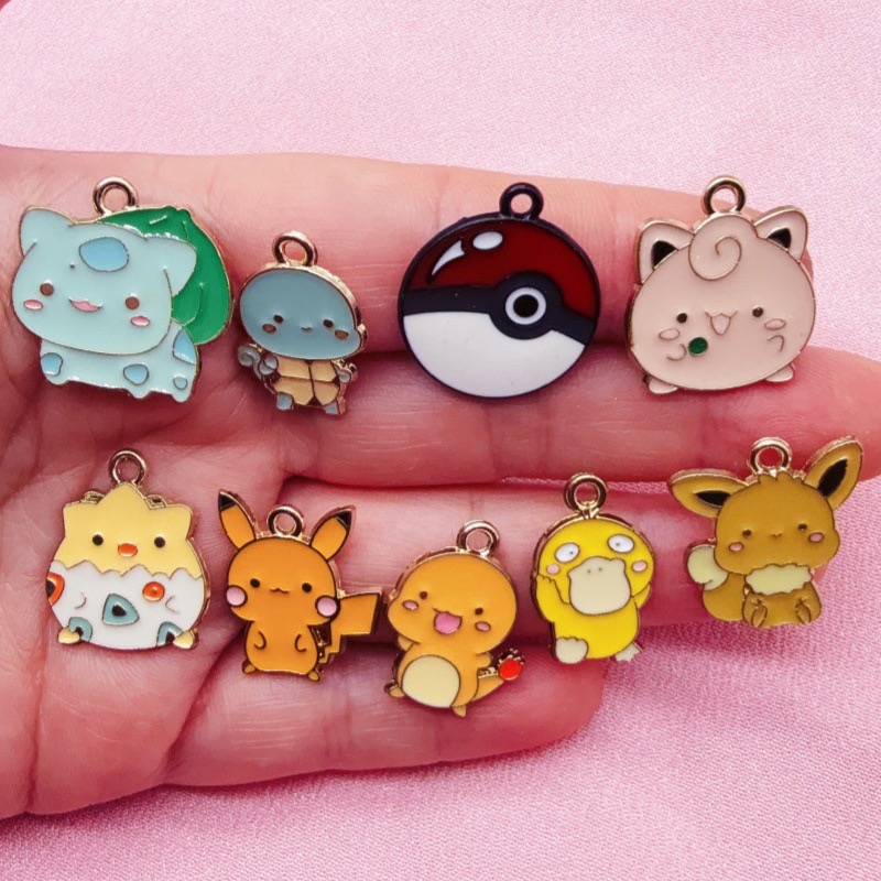 10pcs Cartoon Drip Oil Jewelry - Party Games Questions 评论和价格