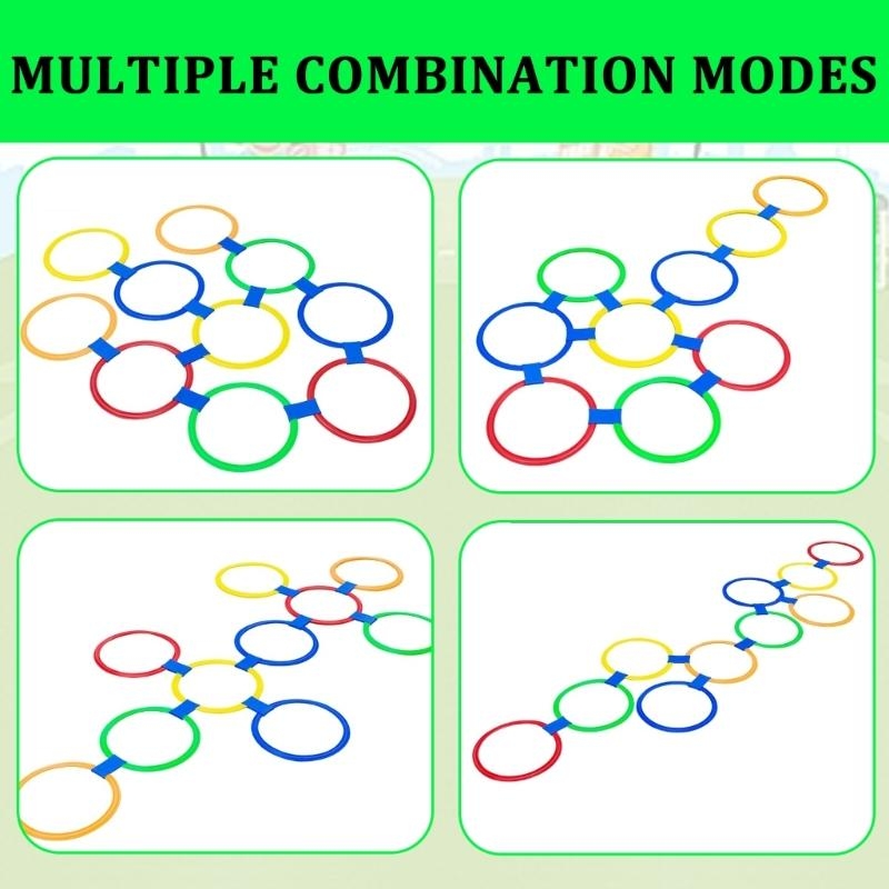  Jumping Hoop Set Outdoor Phys - Party Games Physical 评论和价格