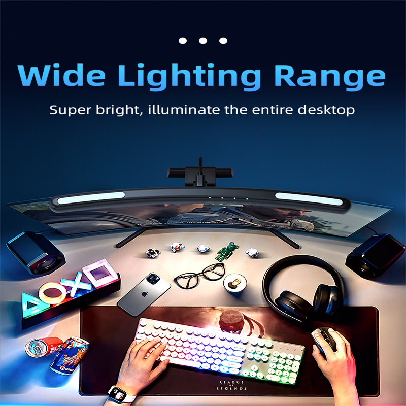 Curved LED Monitor Light Bar R - Party Games On Switch 评论和价格