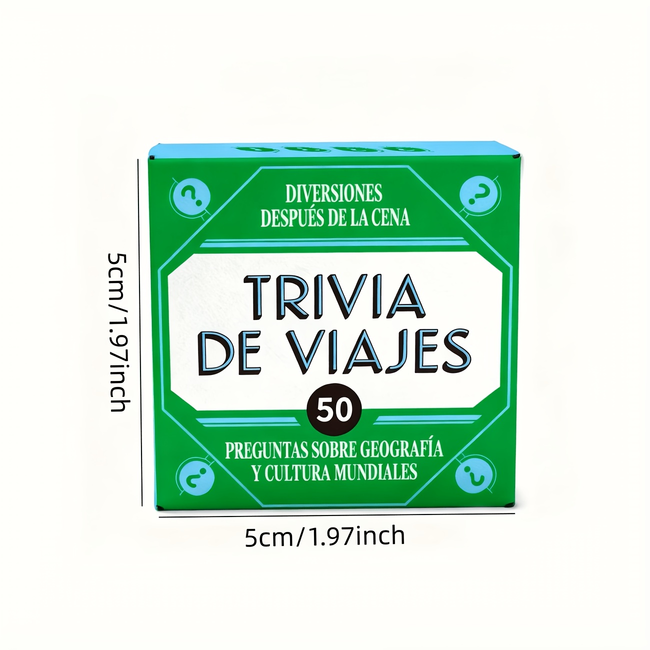 Mini Size Spanish Travel Trivi - Party Games Quiz For Adults 评论和价格