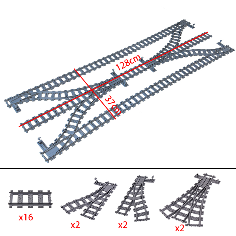 MOC City Train Rail Left and R - Lego Set Creator 评论和价格