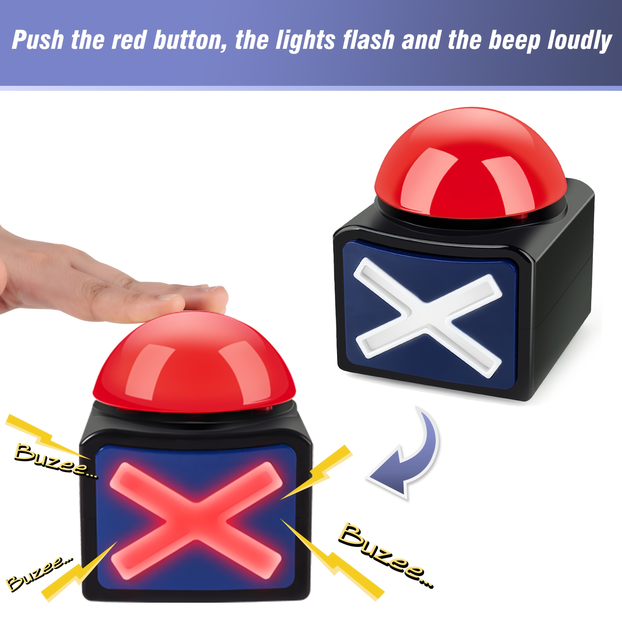 Black and Red Light-Up Sound B - Party Games Night 评论和价格