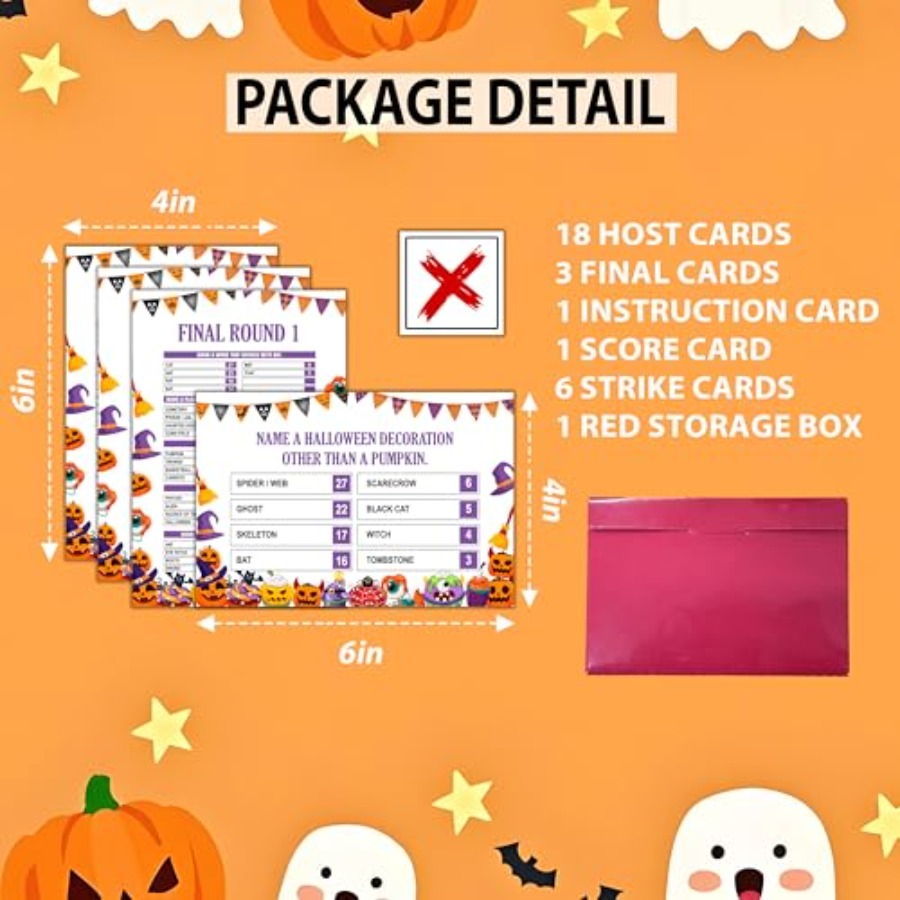 Halloween Friendly Feud Game,  - Party Games Quiz For Adults 评论和价格