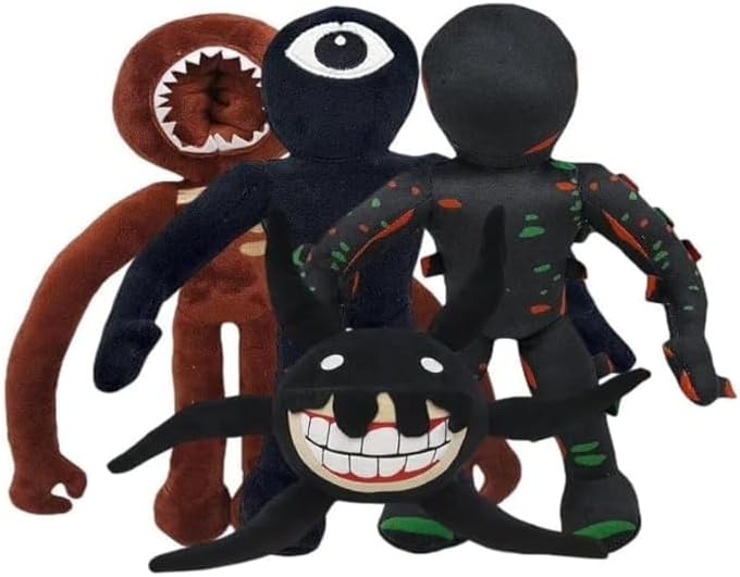 4PC Doors Plush Toys, Monster  - Party Games Adult Birthday 评论和价格