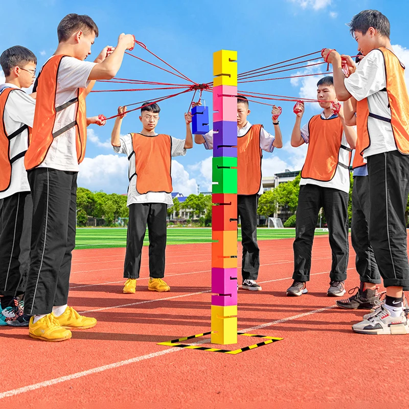 Teamwork Games Tower Building  - Party Games No Equipment 评论和价格
