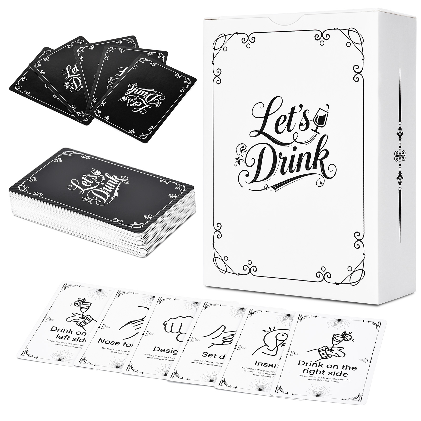 Adult Drinking Game Cards – 52 - Party Games Night 评论和价格