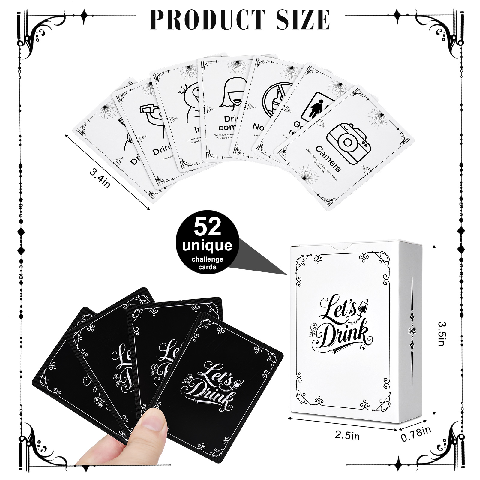 Adult Drinking Game Cards – 52 - Party Games Night 评论和价格