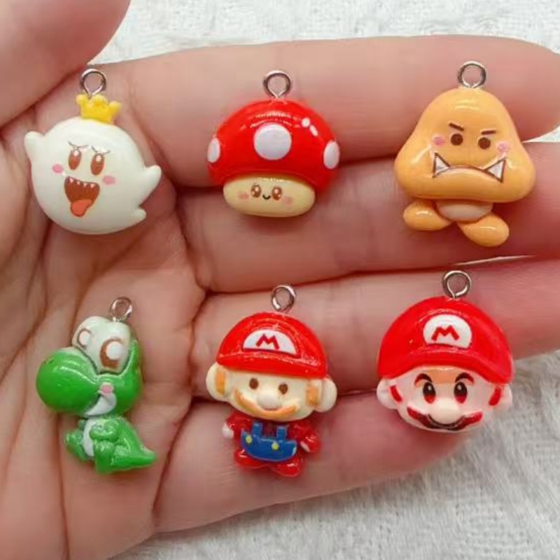 10pcs resin cartoon pendant, D - Party Games Questions 评论和价格