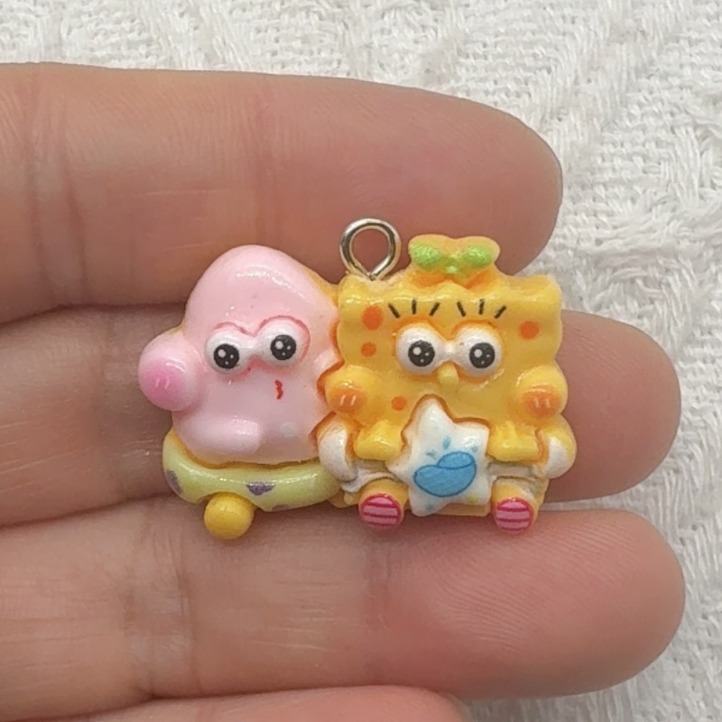 10pcs cartoon resin pendant, D - Party Games Questions 评论和价格