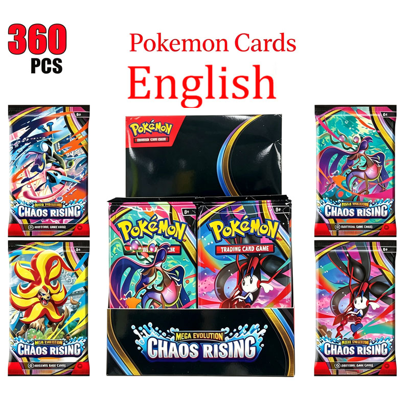 360PCS Pokémon Cards Chaos Ris - Party Games Box 评论和价格
