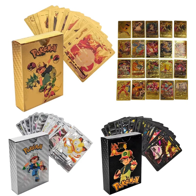 55PCS Pokemon Cards Vmax GX Go - Party Games Box 评论和价格