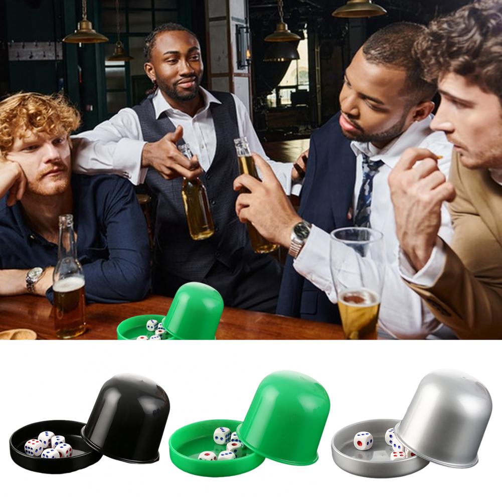 1 Set Dice Cup with Base 6 Dot - Party Games No Equipment 评论和价格