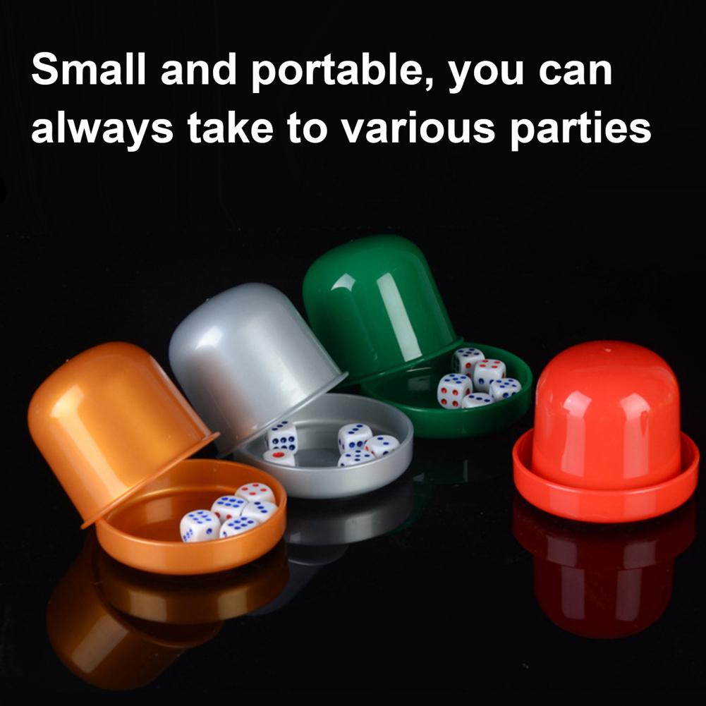 1 Set Dice Cup with Base 6 Dot - Party Games No Equipment 评论和价格