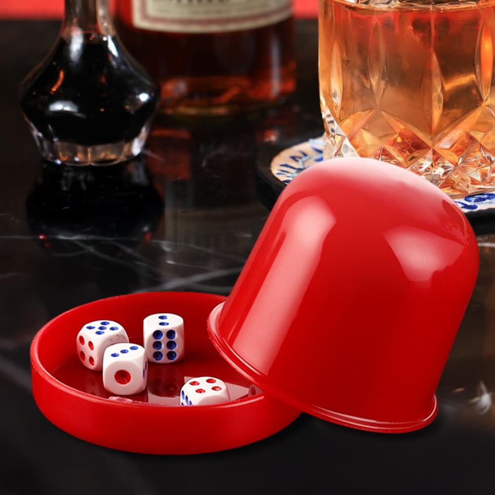 1 Set Dice Cup with Base 6 Dot - Party Games No Equipment 评论和价格