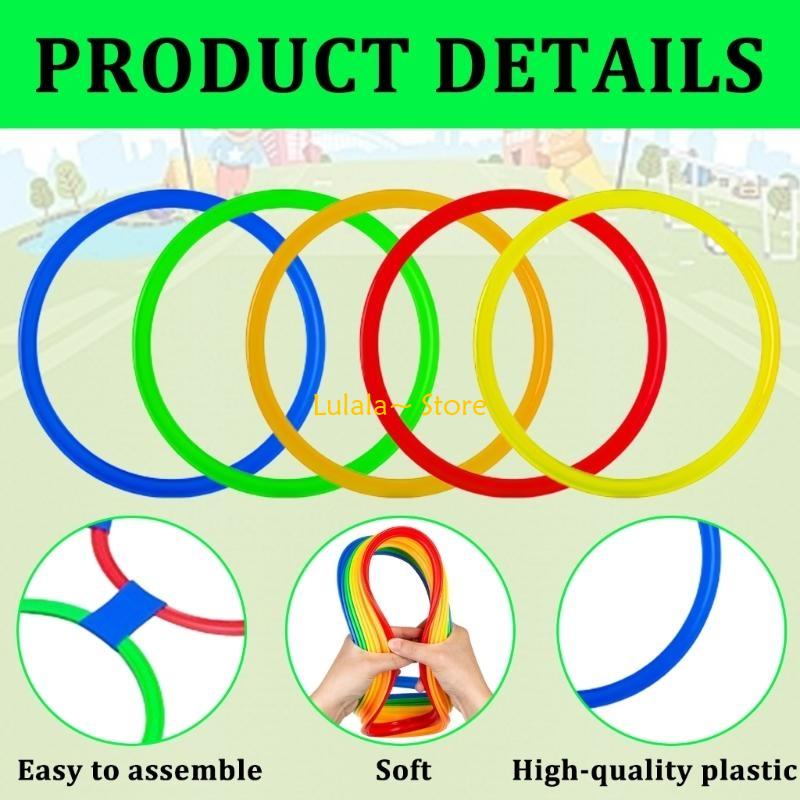 Y4QA Indoor Jump Hoops Set Fam - Party Games Physical 评论和价格